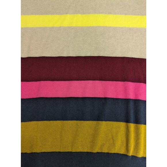 Faherty Sweater Womens Large Ollie Cotton Cashmere Crewneck Long Sleeve Striped - Picture 5 of 11